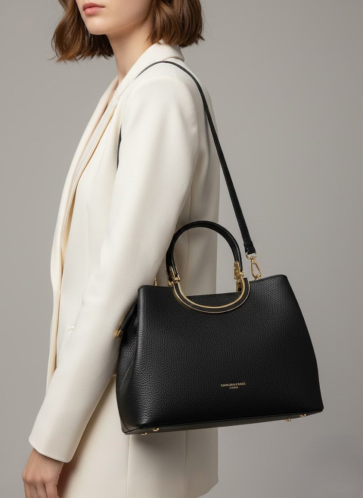 Elegant Teal Leather Handbag - Shop Designer Bags