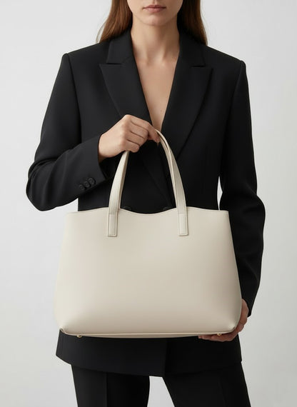 Classic Leather Tote Premium Bag | Everyday Elegance